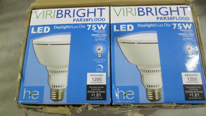 Lot of 4 ViriBright 75W LED Dayligh...