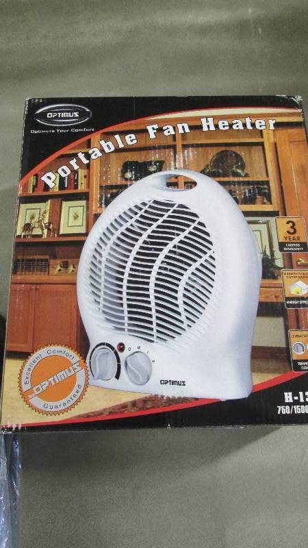 Optimus Portable Fan Heater...