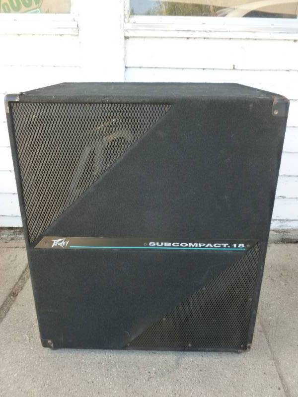 peavey subcompact 18 subwoofer