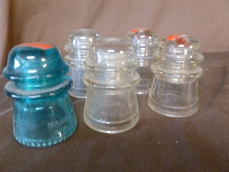 lot 73 image: Antique Insulators