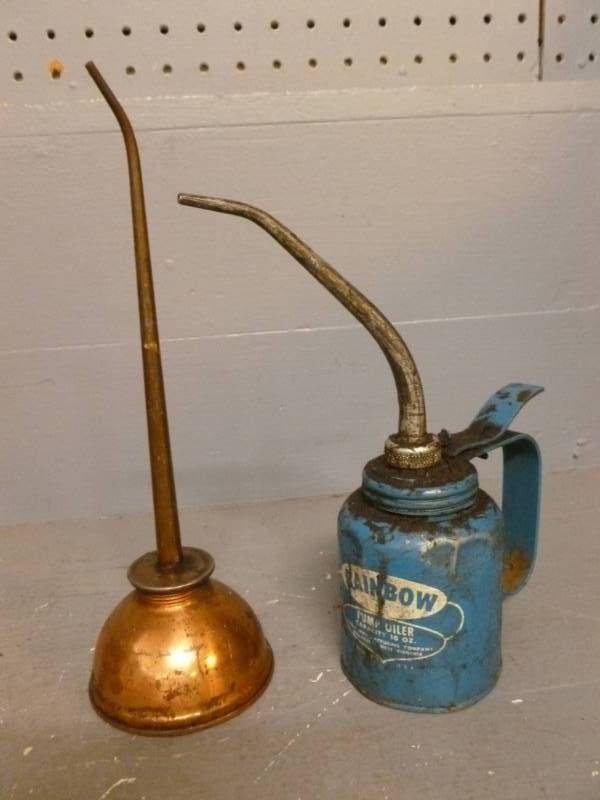 lot 78 image: Vintage Oiler Cans
