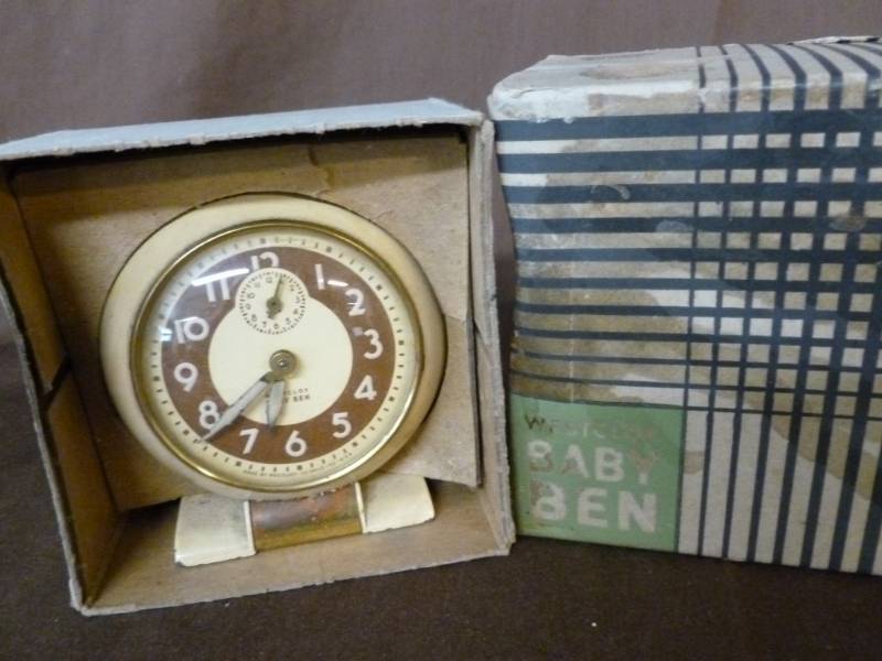 lot 131 image: Vintage Baby Ben Alarm Clock