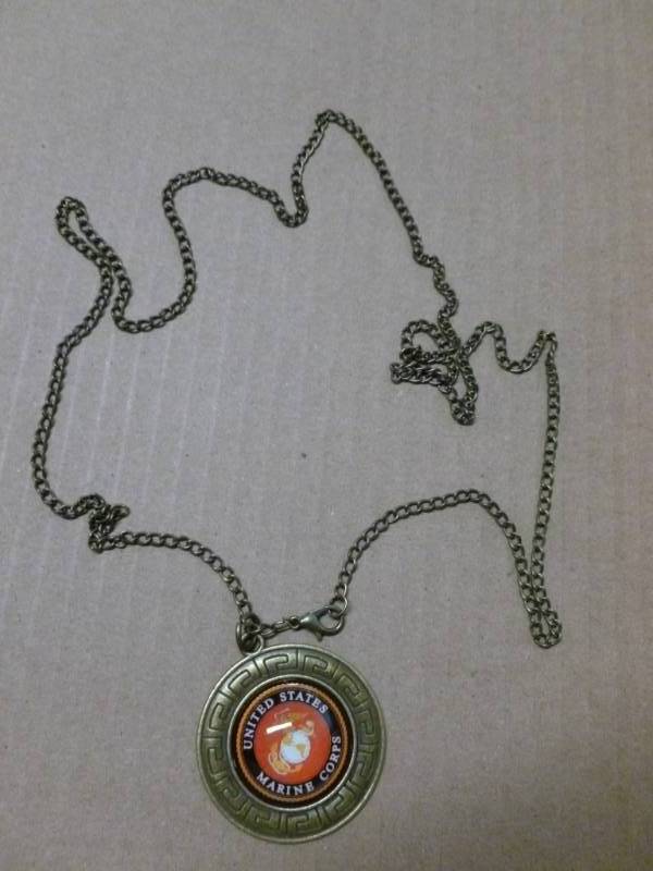 lot 136 image: U.S.M.C Necklace
