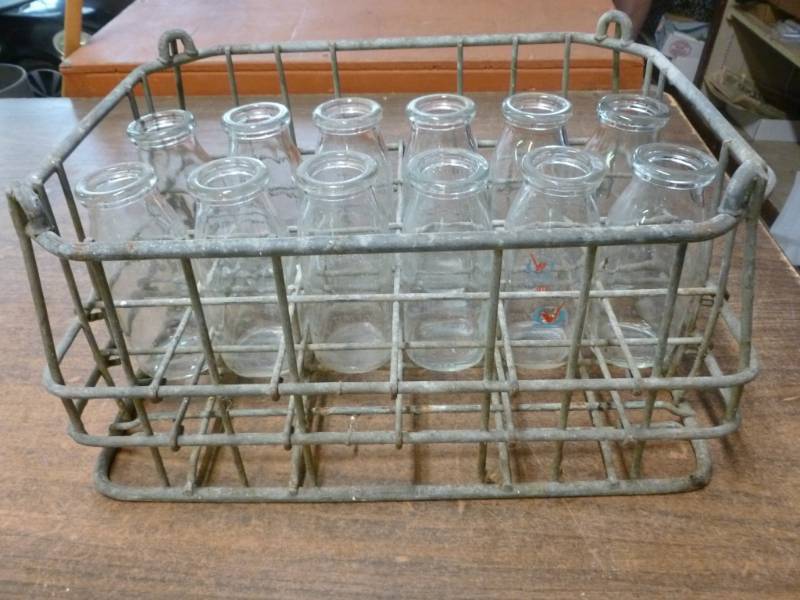 lot 220 image: Vintage Milk Crate