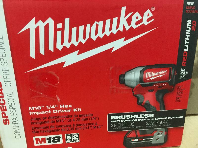 lot 47 image: Milwaukee M18 14 Hex Impact Driver Kit in good condition