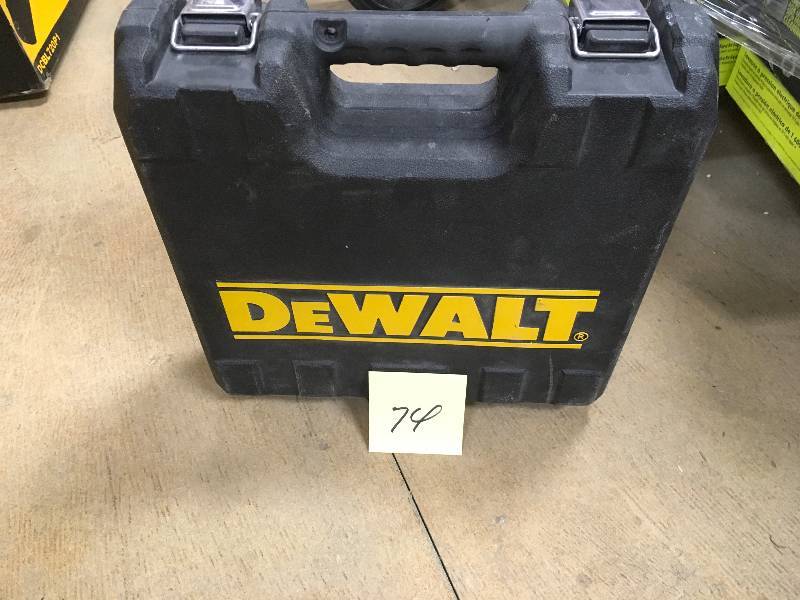 lot 74 image: Dewalt Brad Nailer in good condittion