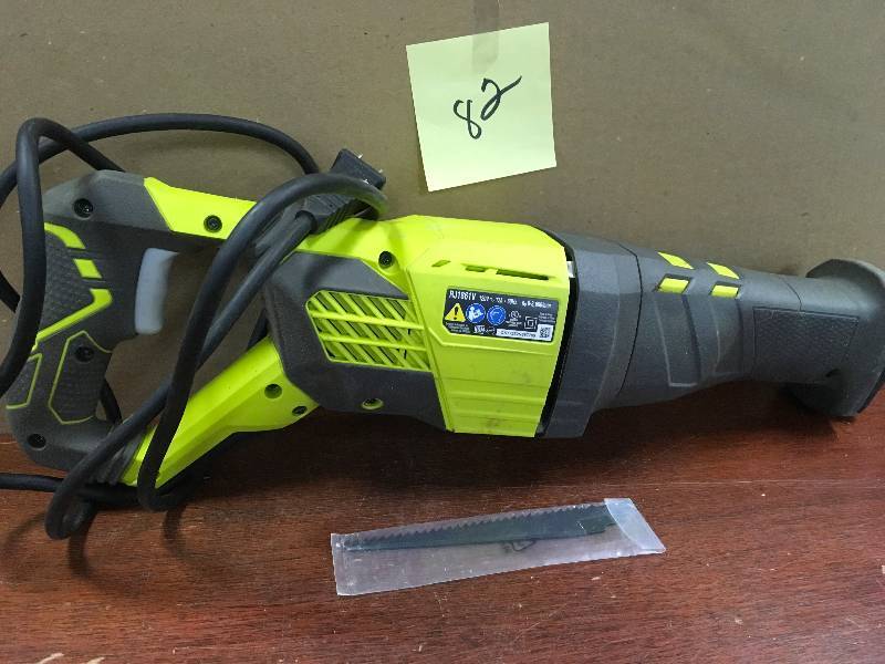 lot 82 image: Ryobi 12 Amp Reciprocating Saw in good condition