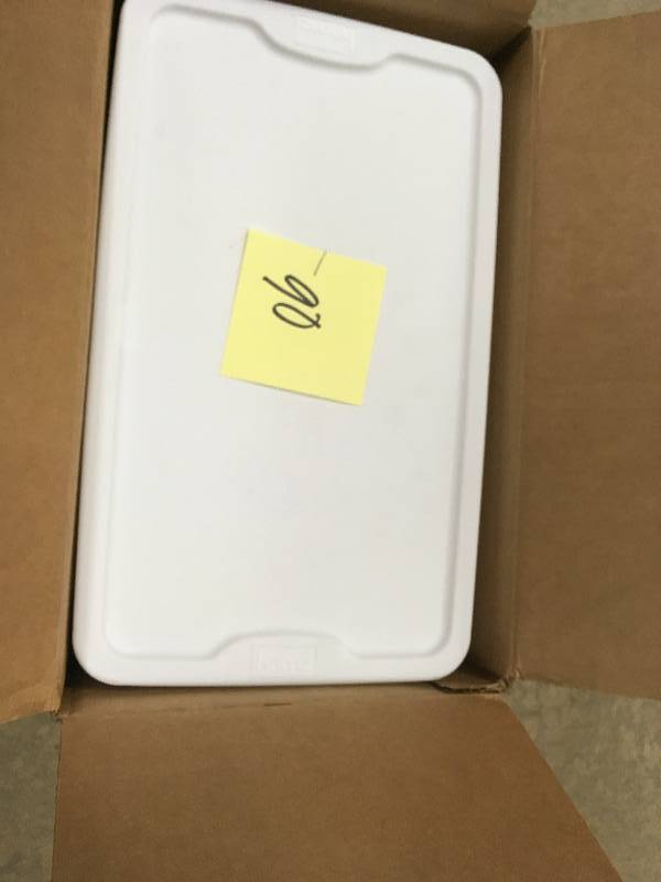 lot 90 image: HOMZ 6 Qt. Clear Shoe Box (Set of 10) New