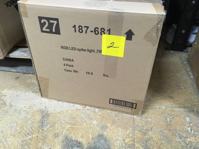 lot 2 image: RGB LED SPIKE LIGHTS IN GOOD CONDITION
