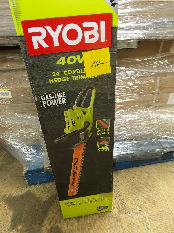 lot 12 image: Ryobi 40 v 24 trimmer