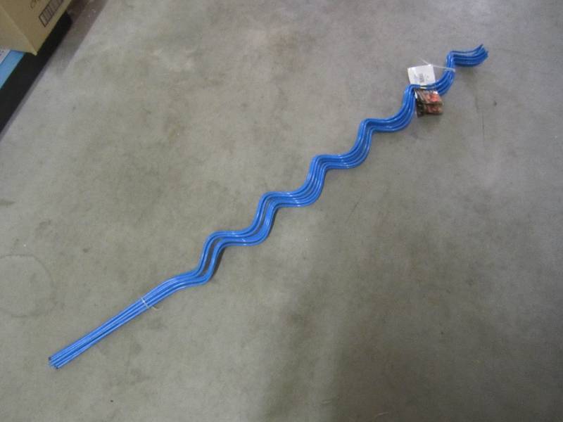 lot 1 image: 12 - 60 Metal Plant Twist Stakes B...