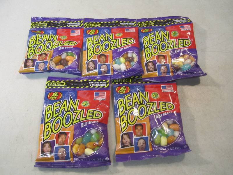lot 16 image: 5 Bags Jelly Belly Bean Boozled Jel...
