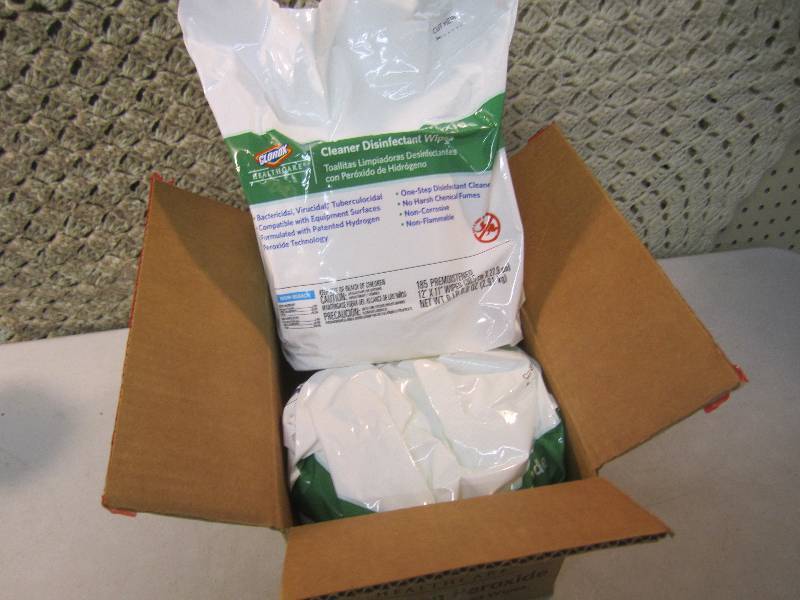 lot 56 image: Case of 2 Bags Clorox Health Care D...