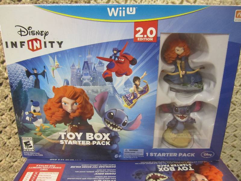 lot 90 image: 4 Disney Infinity 2.0 Toy Box Start...