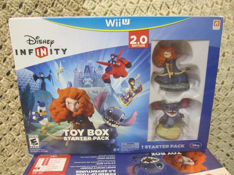 lot 92 image: 4 Disney Infinity 2.0 Toy Box Start...