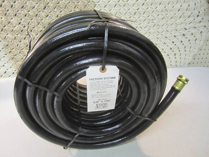 lot 96 image: 58 x 100 ft. Garden Hose Black Fa...
