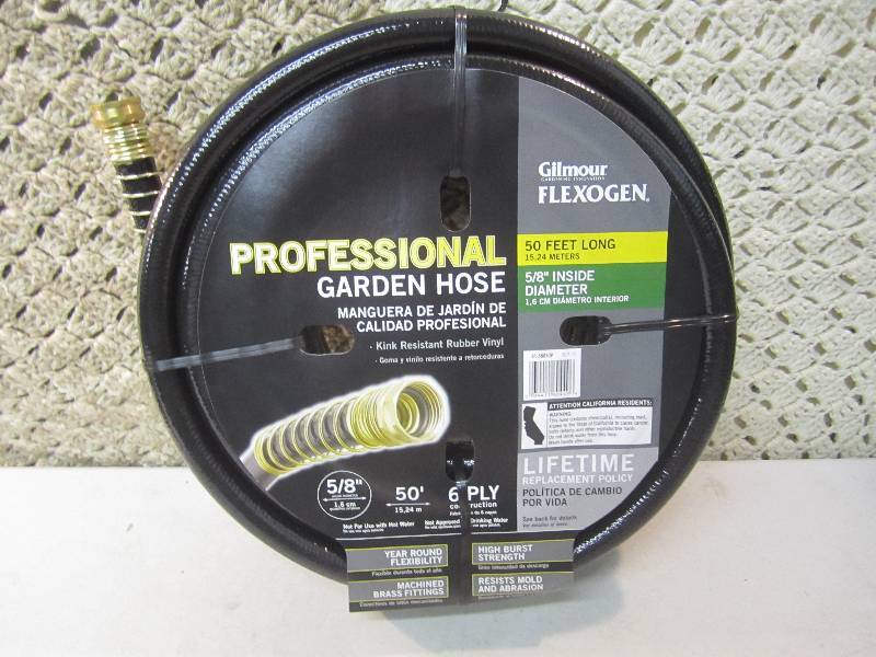 lot 130 image: 58 x 50 foot Gilmour Flexogen Gar...