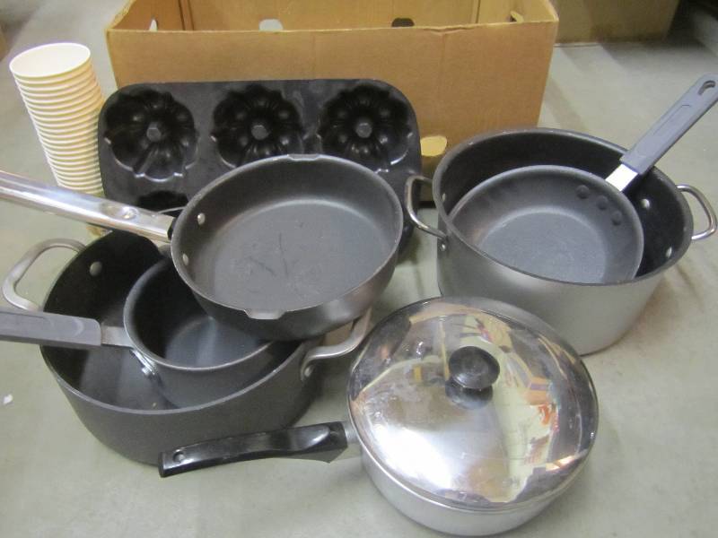 lot 148 image: Lot of Misc Pots and Pans  A-2...