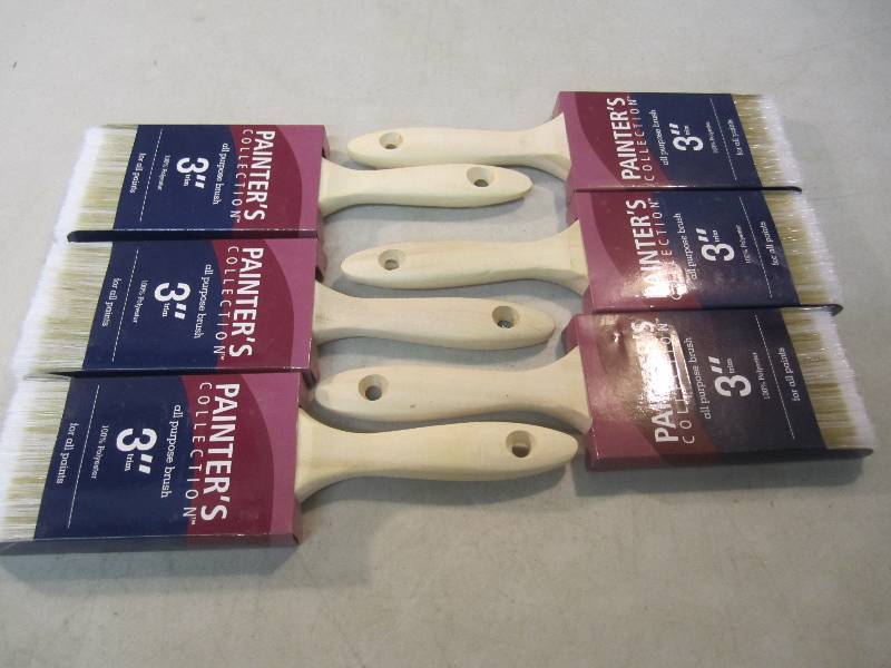 lot 156 image: 6 - 3 Paint Brushes  BS...