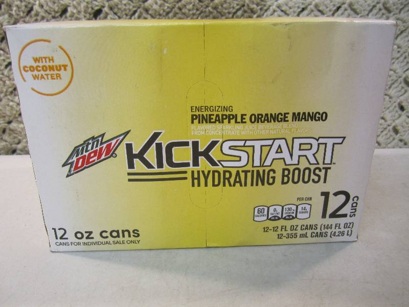 lot 175 image: 12-Pack Mtn Dew Kickstart Hydrating...