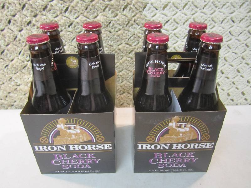lot 189 image: 2 - 4-Packs Iron Horse Black Cherry...
