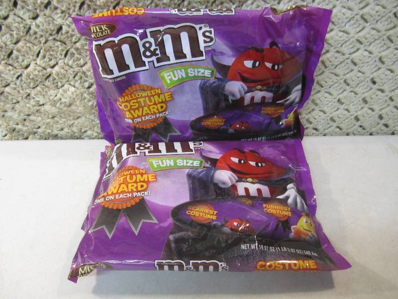 lot 202 image: 2 Big Bags M&Ms Fun Size Bags Best...