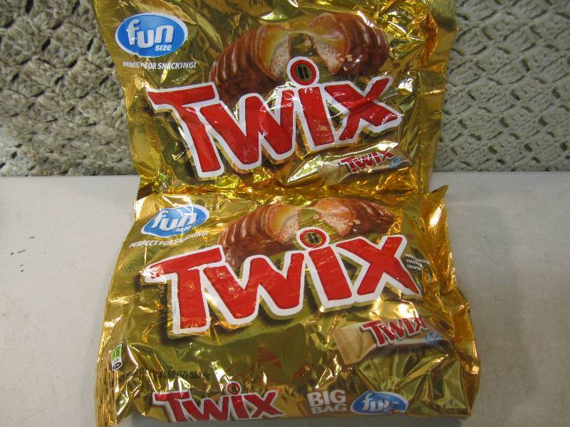 lot 204 image: 2 Big Bags Twix Fun Size Candy Bars...