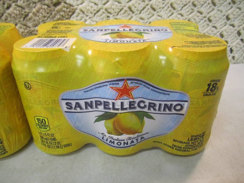 lot 236 image: 2 - 6-Packs Sanpellegrino Limonata ...