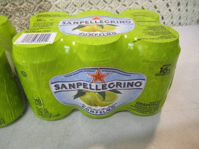 lot 237 image: 2 - 6-Packs Sanpellegrino Pompelmo ...