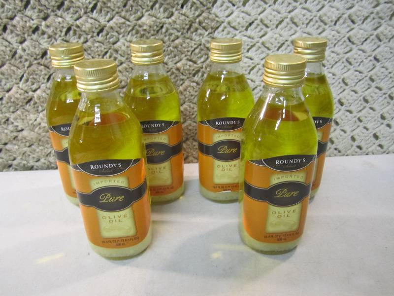 lot 243 image: 6 Bottles Roundys Imported Pure Oli...