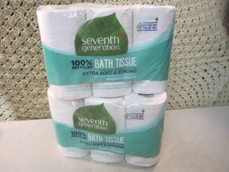 lot 265 image: 24 Rolls 2-Ply Bath Tissue 2 packs ...