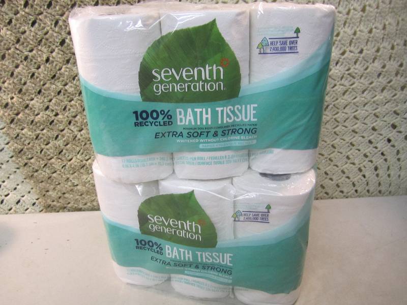 lot 266 image: 24 Rolls 2-Ply Bath Tissue 2 packs ...