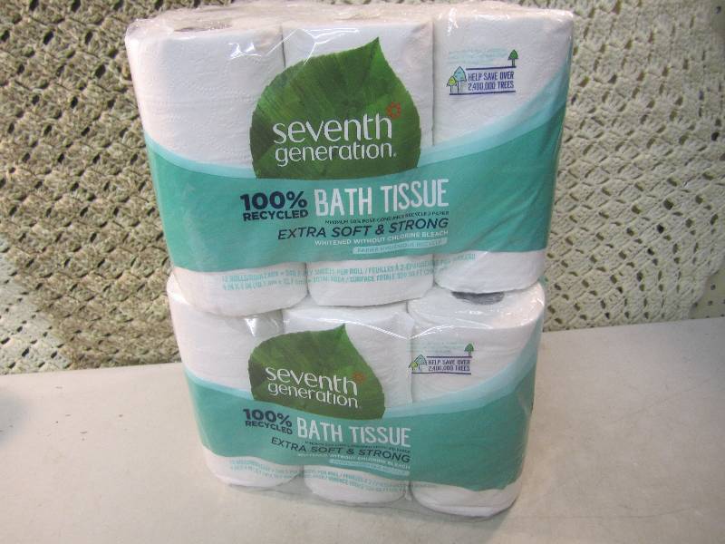 lot 267 image: 24 Rolls 2-Ply Bath Tissue 2 packs ...