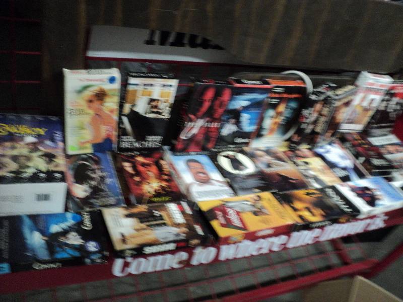 lot 14 image: VHS tapes...