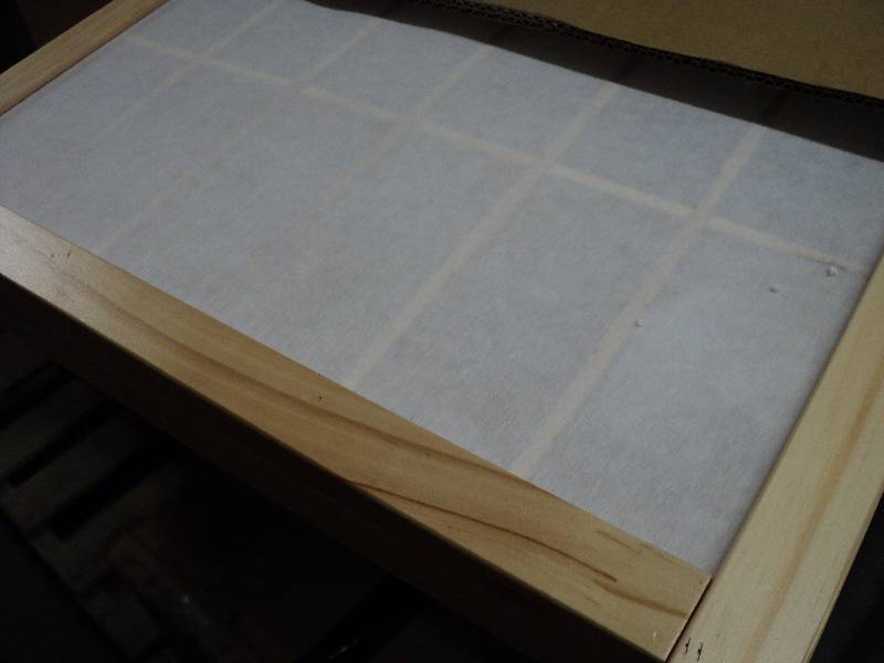 lot 102 image: 3 tall window pane screen...