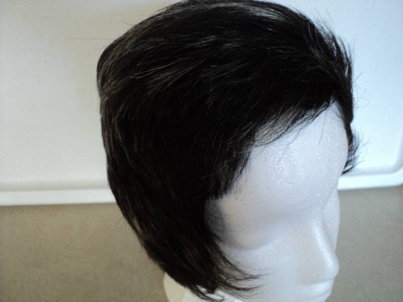 lot 140 image: Ashro off blackgrey wig...