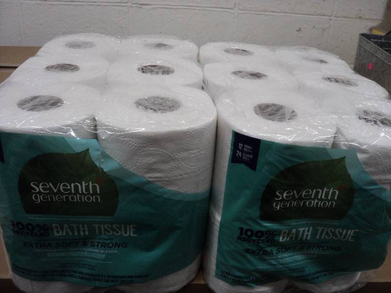 lot 163 image: Seventh Generation bath tissue - 24...