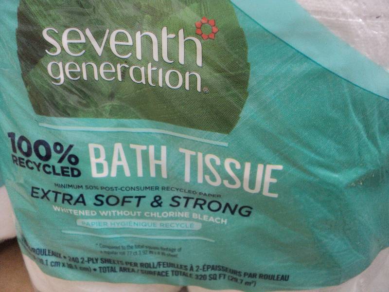 lot 168 image: Seventh Generation bath tissue - 24...