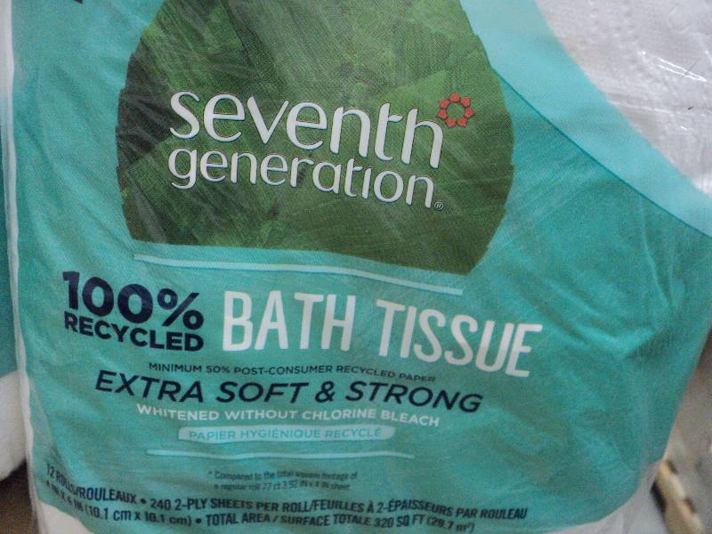 lot 170 image: Seventh Generation bath tissue - 24...