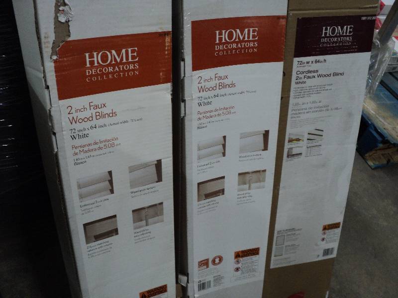 lot 310 image: 3 Home Decorators Collection blinds...