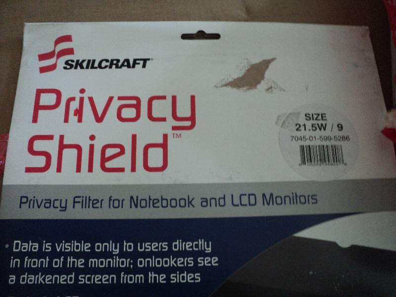 lot 353 image: Skilcraft privacy shield, Epson pap...