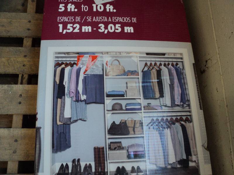 lot 366 image: Closet Maid closet kit...