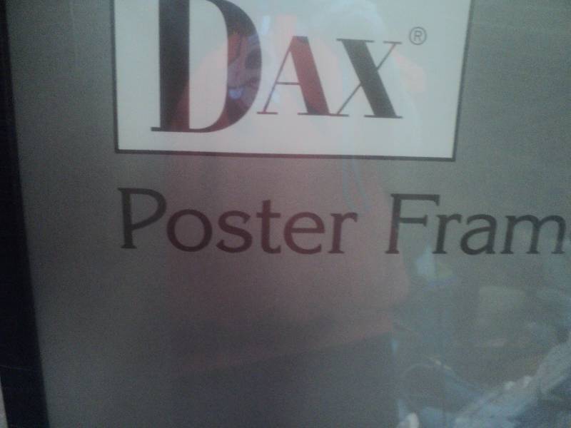 lot 371 image: poster frame 24 x 36...