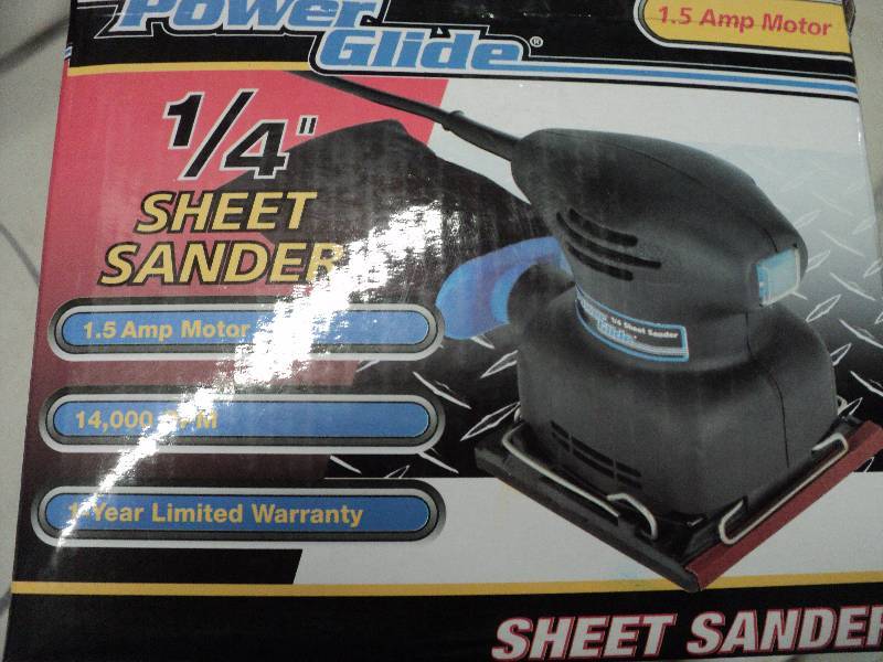lot 394 image: Power Glide 14 sheet sander...