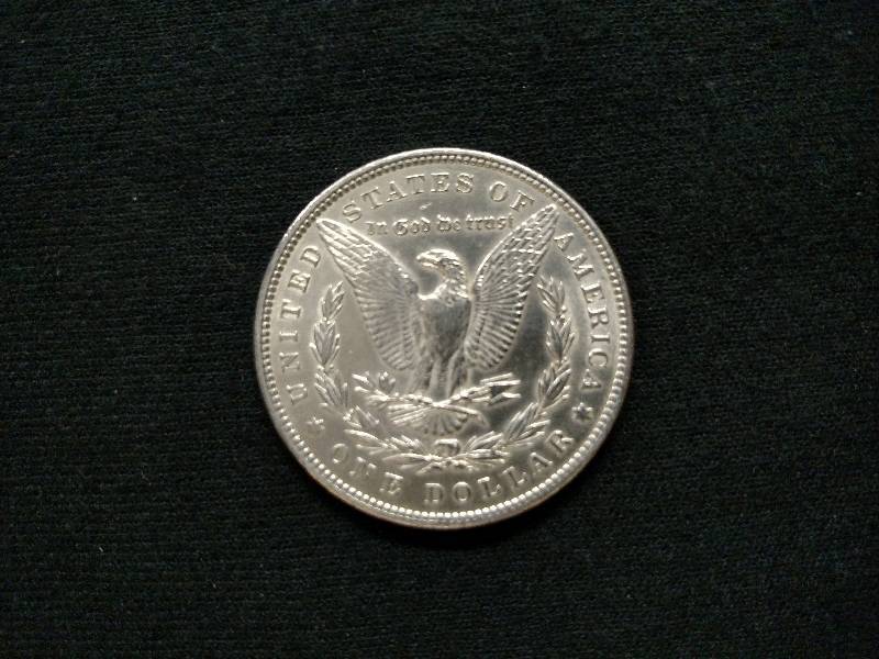 1896 AU Morgan Silver Dollar...