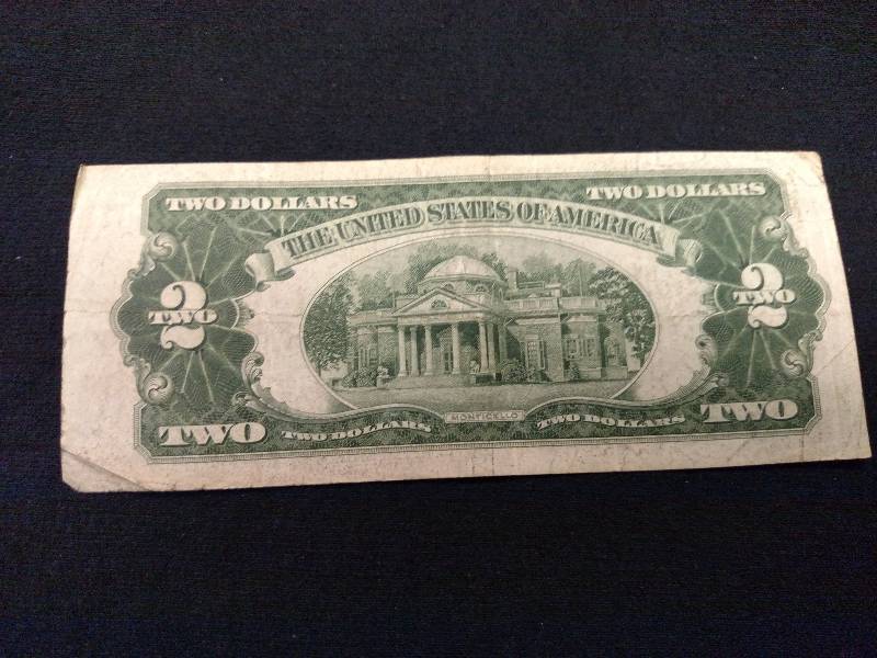 1953 Two Dollar Red Seal Note ...