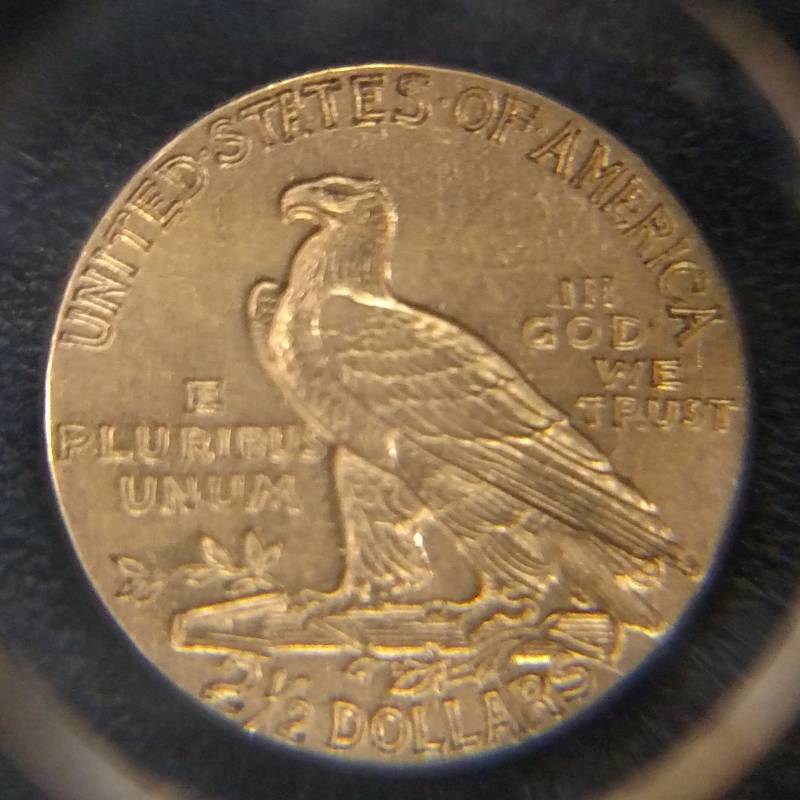 1913 2 12 Dollar Indian Head Gold ...