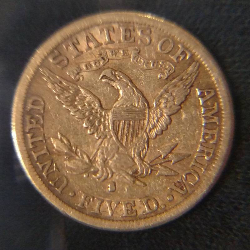 1886 S Five Dollar Liberty Head Gol...