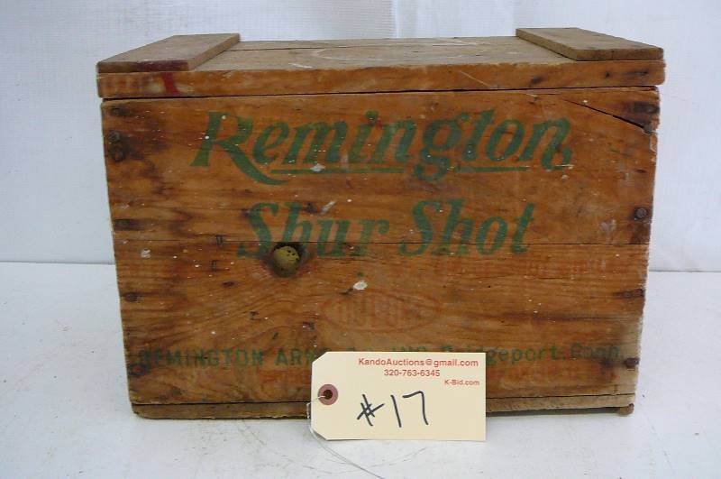 lot 17 image: Ammo Box Remington Shur shot