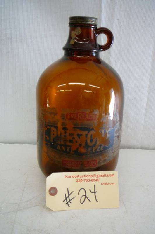 lot 24 image: Preston Anti Freeze bottle 1 gal